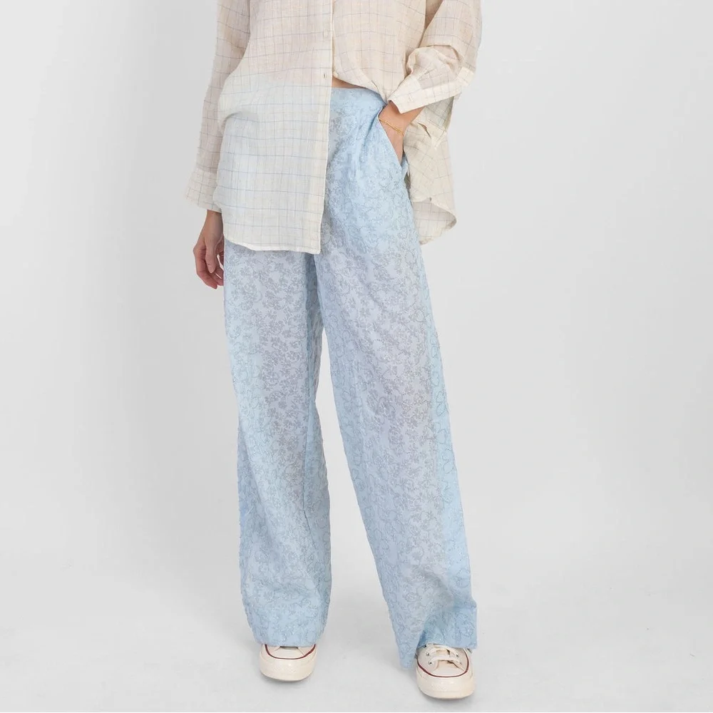New KOCH Jules Pants Sky Bloom, Size L New w/Tag Retail $420